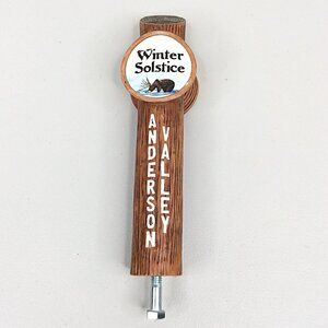 Anderson Valley Brewing Company Beer Tap Handle Winter Solstice Boont Amber Ale
